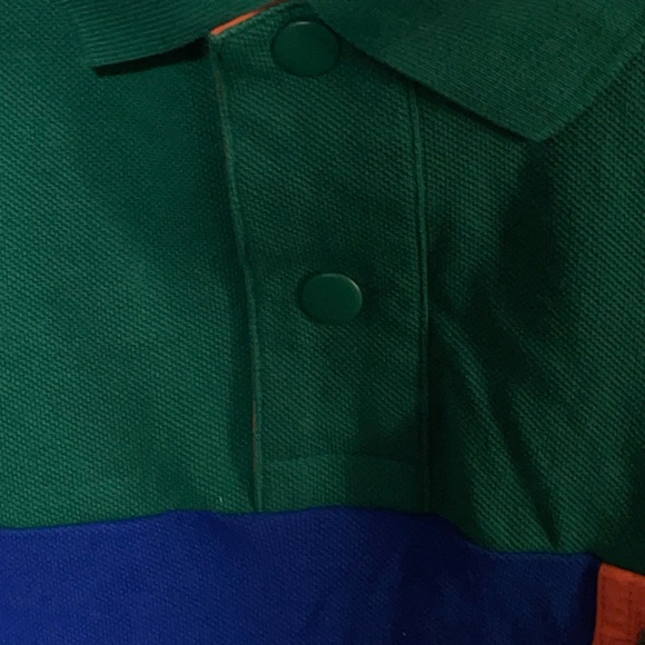 Polo Ralph Lauren Men Color Block Classic Fit R.L CO Chest Zip Mesh Polo Shirt L - Picture 4 of 6